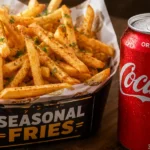 Seasonal Fries and Soda