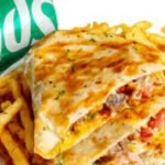 Halal Chicken Quesadilla+Fries+Soda