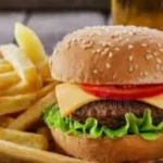 Kids mini beef burger with Fries