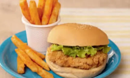 Kids Chx Burger with Fries