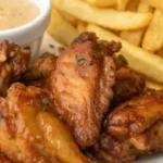 6 Chicken Wings with Fries